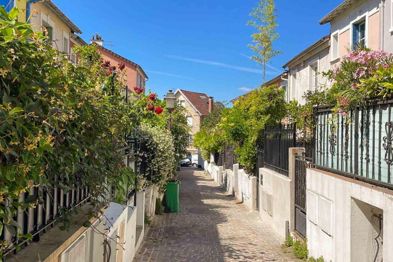 Charming Townhouse With Garden In The City Of Love Париж Экстерьер фото